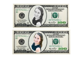 Wrong fiscal Etsy photograph regarding Printable 100 Dollar Bill Actual Size known as False economic Etsy